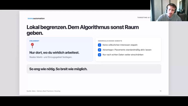 Vorschaubild der Aufzeichnung: Facebook Werbung für Immobilienmakler