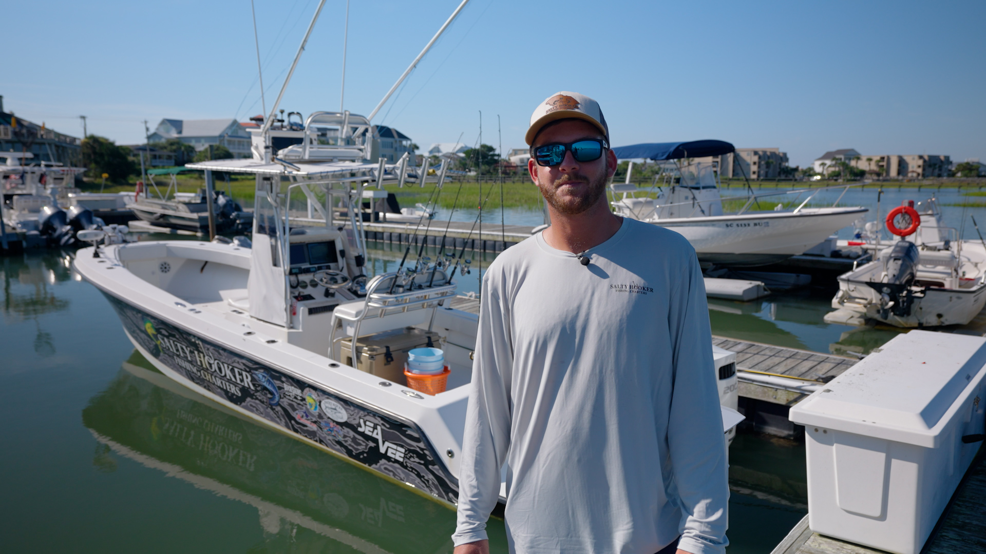 Business Card: Salty Hooker Fishing Charters – 34'