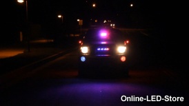 Police/Undercover POV Vehicle LED Warning Lights Impressive Setup on 2011 Toyota Tacoma
