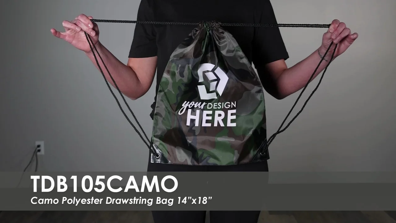 Camo 2025 cinch bag