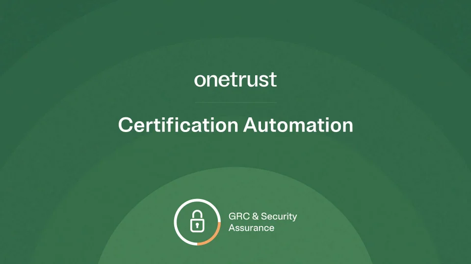 OneTrust Privacy Professional Certification, Certifications