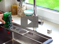 Video for drip.it Bottle Drainer & Cloth Drying Rail