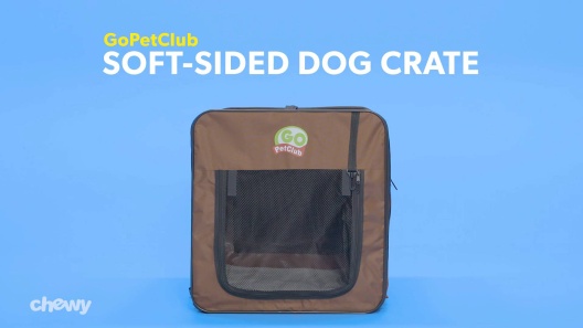 Go Pet Club Soft Pet Crate - Blue