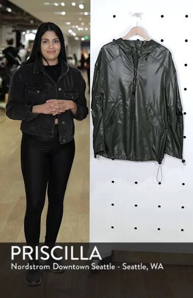 IVY PARK® Hi Shine Lace-Up Jacket Nordstrom