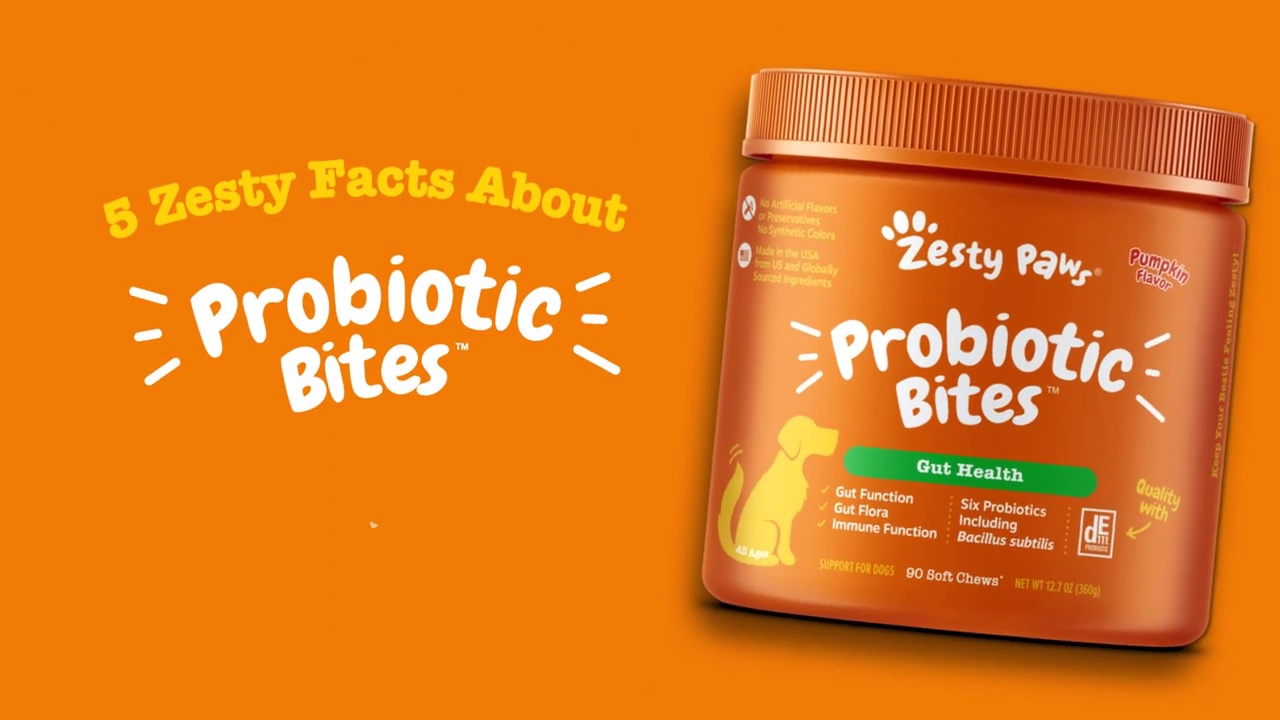 Probiotic bites for store dogs