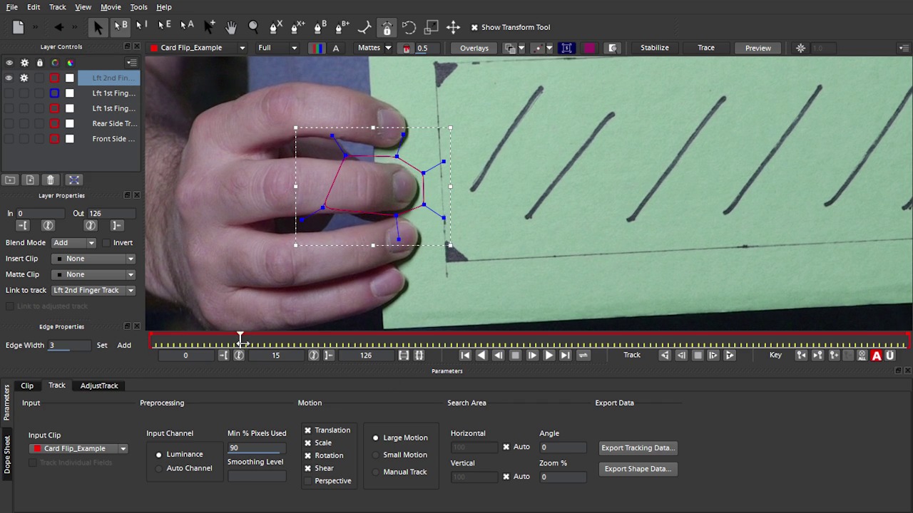 export tracking data from mocha to after effects