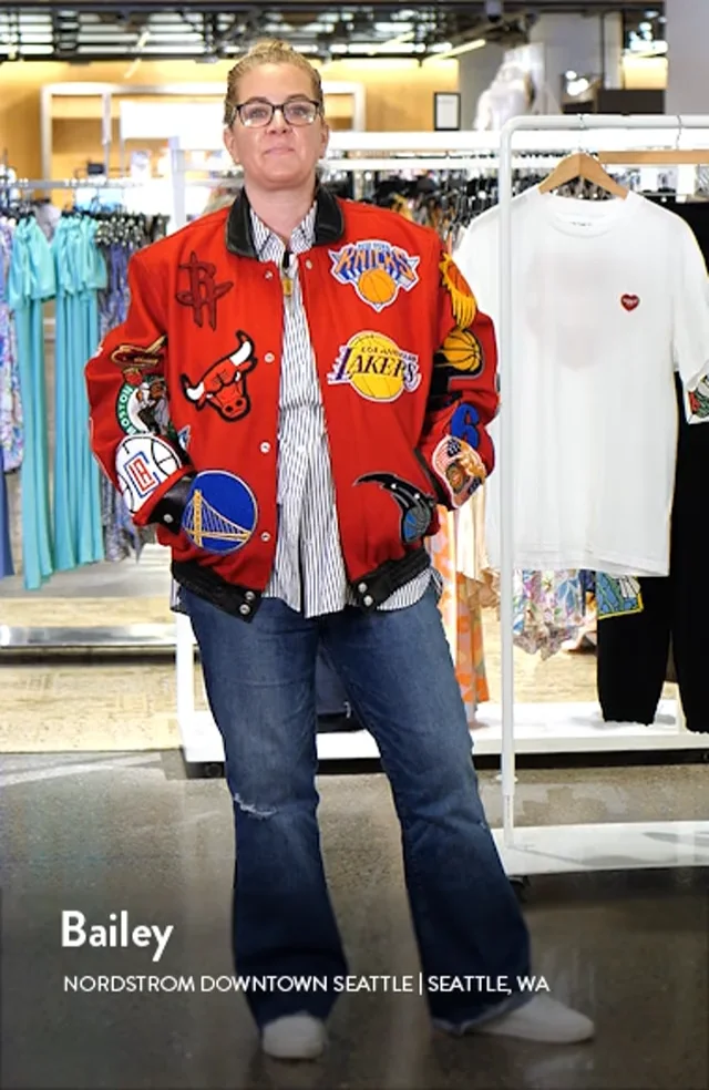 Jeff Hamilton NBA Collage Wool Jacket