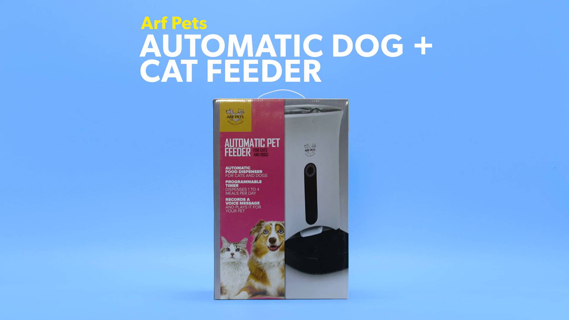 Arf Pets Automatic Pet Feeder Portion Sizes Chart