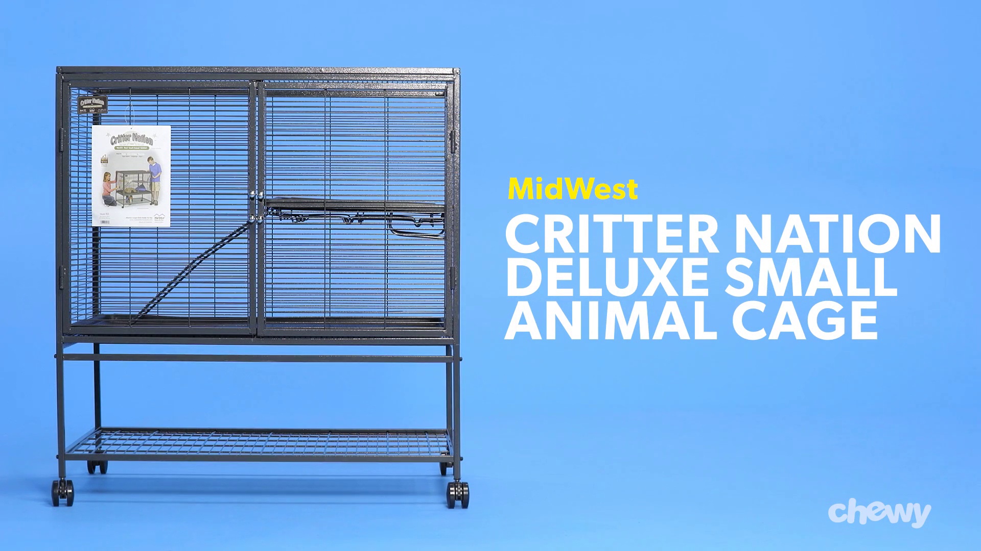 MIDWEST Critter Nation Deluxe Small Animal Cage Single Story Chewy