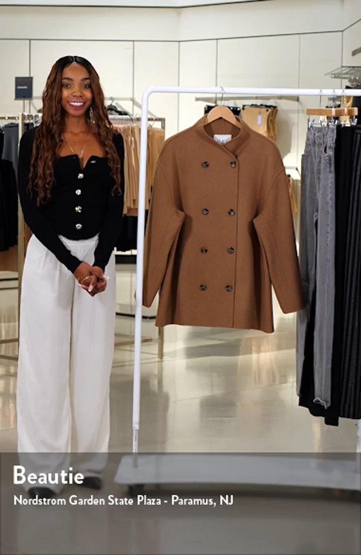 ふみTODAYFUL Standcollar Wool Coat 36 Alex Mill Sophia Wool Blend Coat | Nordstrom