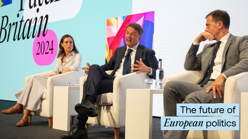 The Future of European Politics – with Sandro Gozi, Sanna Marin and Matteo Renzi, moderated by Jon Sopel