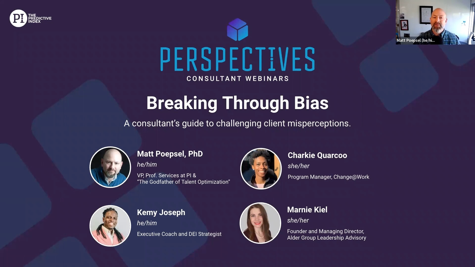 Perspectives - Breaking Through Bias