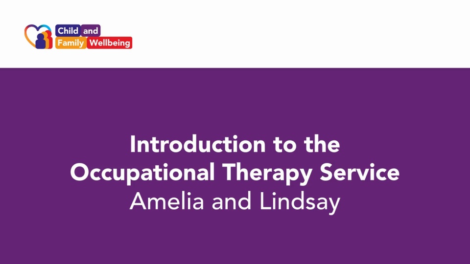 Introduction to the Occupational Therapy Service