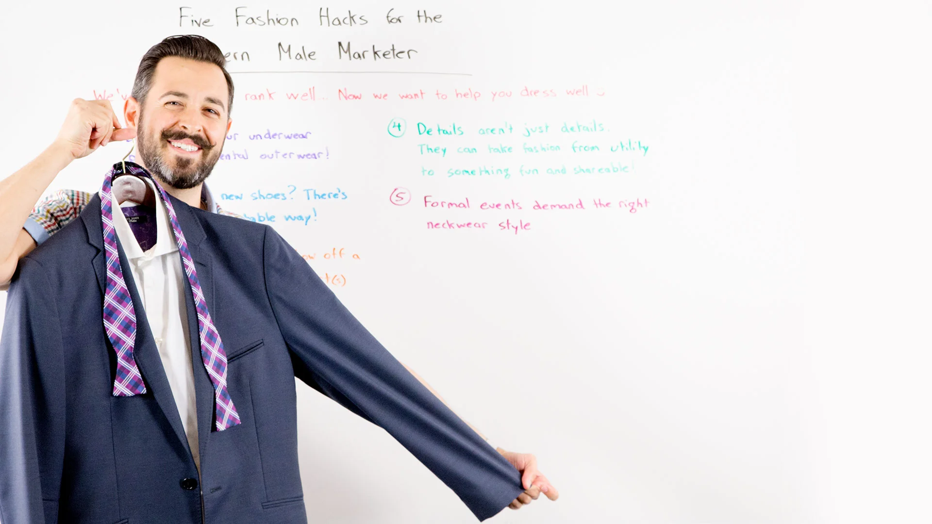 Five Fashion Hacks for the Modern Male Marketer Whiteboard Friday