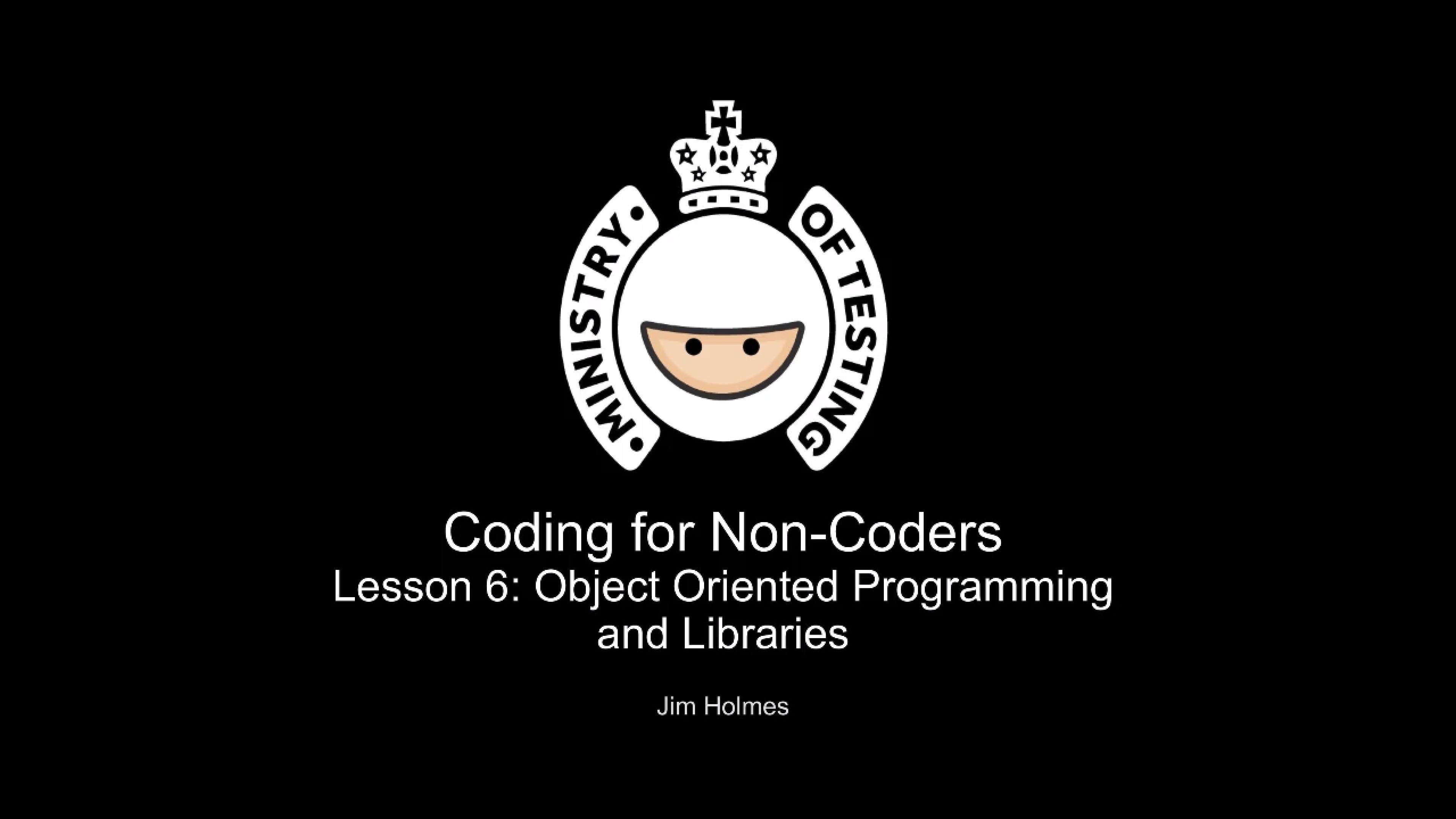 Object Oriented Programming & Libraries
