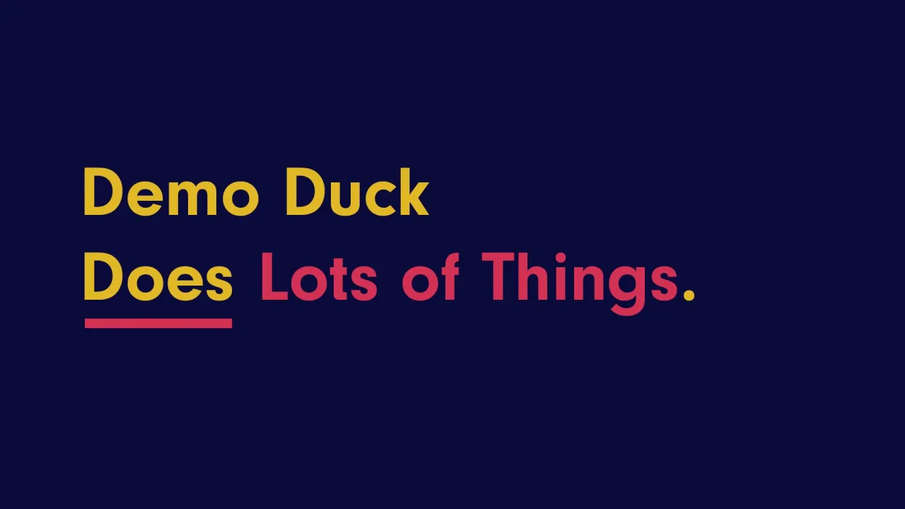 Animated Explainer Video Production Company - Demo Duck