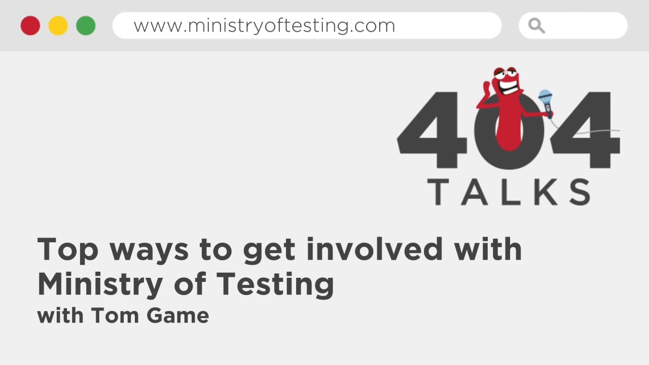 Top ways to get involved with Ministry of Testing image