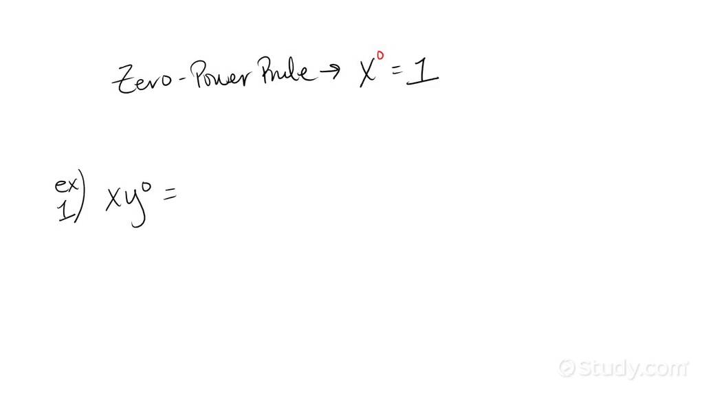 How to Evaluate Expressions with Exponents of Zero Algebra