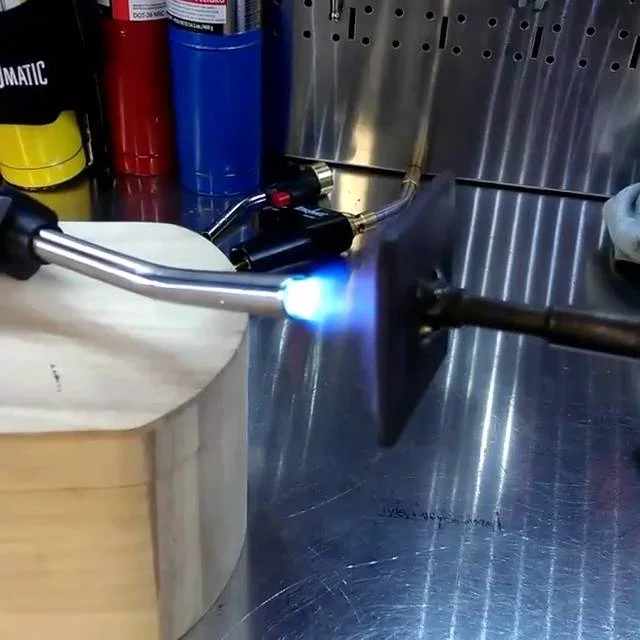 Bernzomatic, Applying a Beeswax Finish with a Torch