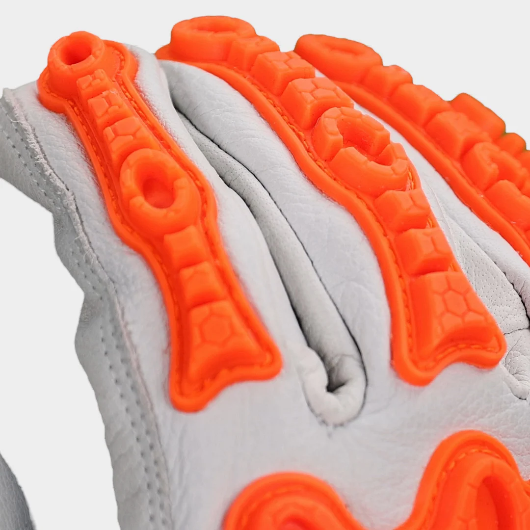 Chrome SLT 4067 - Impact and cut leather glove - HexArmor