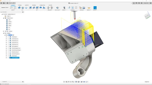 Fresadora cnc de precisión para acabado de moldes con ia generativa