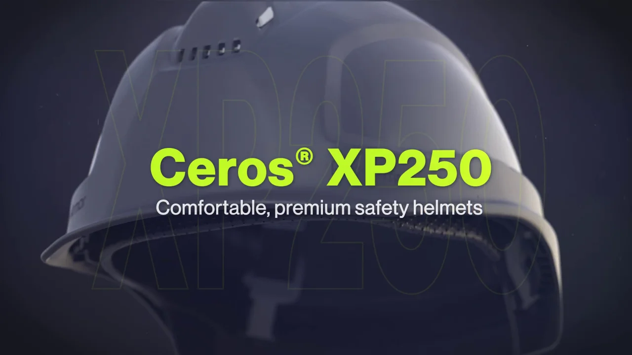 Ceros XP250 - Vented Safety Helmet - HexArmor