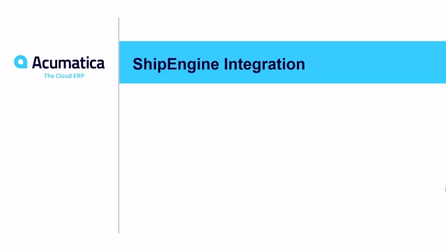 ShipEngine Integration